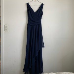 Ralph Lauren Navy Floor Length Gown